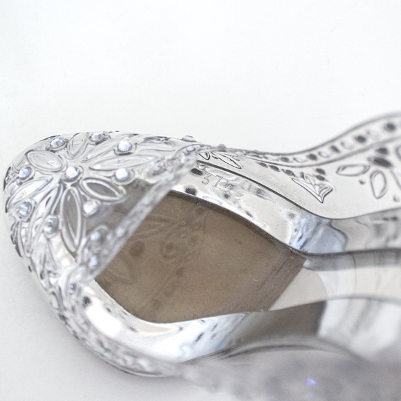 $1800 Dolce&Gabbana Cinderella Clear Plexi Shoes - Picture 9 of 16